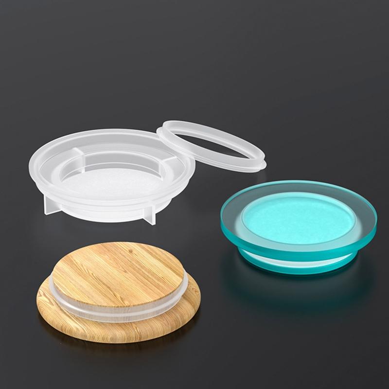 Storage Sealed Bottle Mold Jewelry Ring Box Mold Suitable for Soap Candle Holder Flower Pot Craft Diy Home Decoration