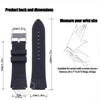Silicone Watch Band Suitable For GUESS W0247G3 W0040G3 W0040G7 Men's Sports Waterproof Rubber Strap Bracelet Watch Accessories