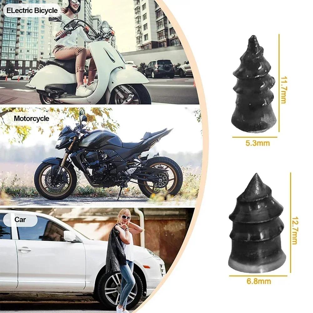 Tire Puncture Repair Nails for Car Motorcycle Scooter Bike Tyre Repairing Rubber Metal Nail Car Tire Accessories Repair Tool