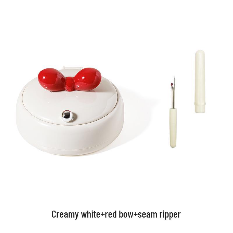 Magnetic Needle and Thread Box: Household Sewing Kit with Press-to-Open Design