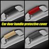 Car Door Handle Protective Cover Multifunctional Roof Handrail Suede Pad Seat Belt Shoulder Protector Auto Interior Decoration
