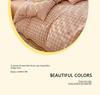 Breathable Washable Cotton Gauze Bedding Set: Double-Layer Duvet Cover, All-Season Bed Sheets (4-piece) for Dorms.