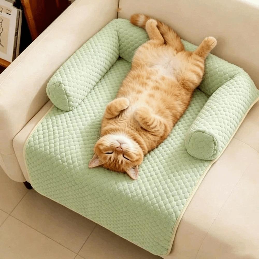 Non-Slip Dog Cooling Mat Breathable Cat Cold Bed Mat Pet Bed Mat Dog Sofa Cushion  Pet Kennel