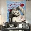 Sabrina Carpenter Rhythm Wall Hanging Printed Fabric Blanket Decorative Tapestries for Bedroom Living Room Home Decor