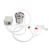 Máquina de Ordenha Elétrica 3L Mãos Livres Balde de Aço Inoxidável Tubo de Copo de Silicone Portátil Máquina de Ordenha por Impulso 100‑240V Plugue UE
