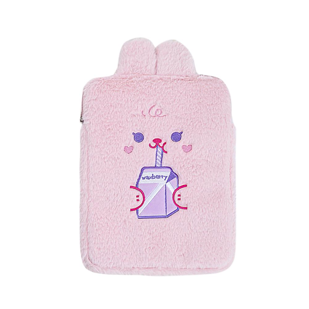 

10.5-11Inch Plush Laptop Sleeve Bag Cute Rabbit Tablet Sleeve Case Notebook Storage Bag Protective Case for Women Girls розовый