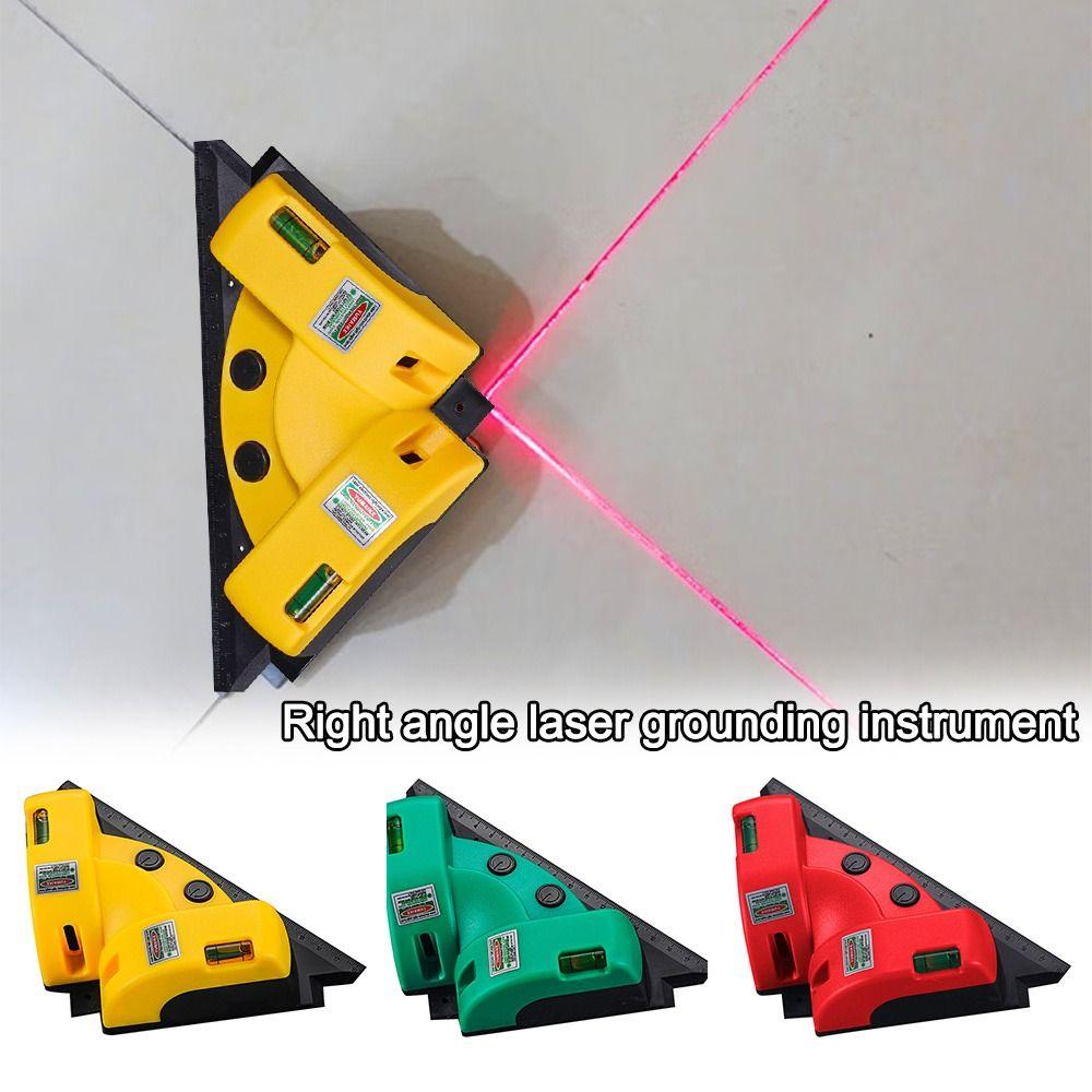 Durable 90° Infrared Laser Level Rechargeable High Accuracy Laser Ground Meter Laser Measurement Tool