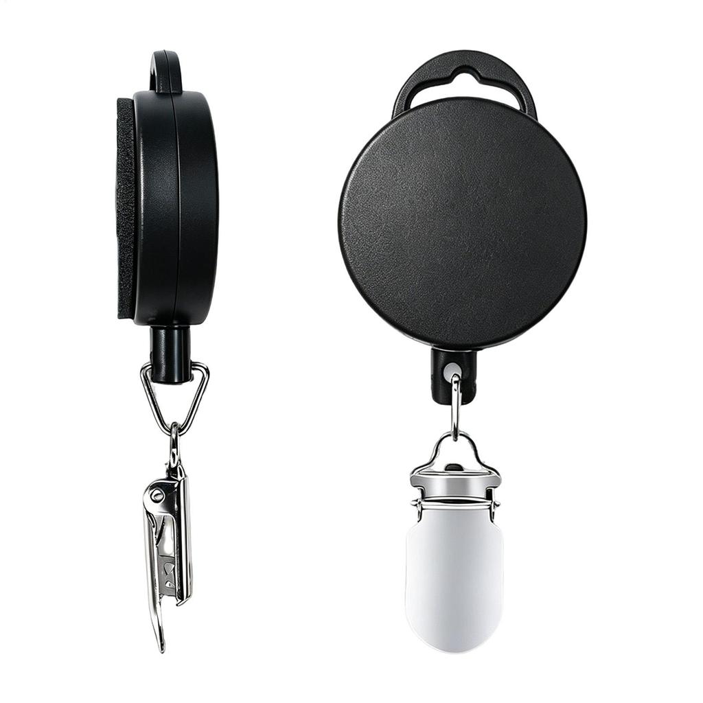 Automatic Retractable Towel Rack Self-Adhesive Wall-Mounted Hand Towel Holder Convenient Multifunctional Towel Clip Holder