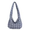 Oxford Cloth Wrinkled Shoulder Bag Large Capacity Tote For Daily Use