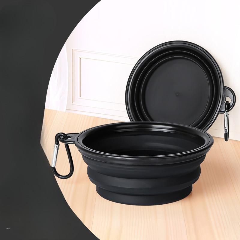 Faltbare Haustiernapf, Haustiernapf, TPE Reise Outdoor Trinkwasser Tragbar Hundeschüssel, Teleskopnapf