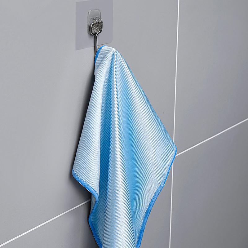 10Pcs/Pack Glass Cloth Large Mirror Soft Microfibre Professional Window Cleaner Superfine Fiber 40x40CM