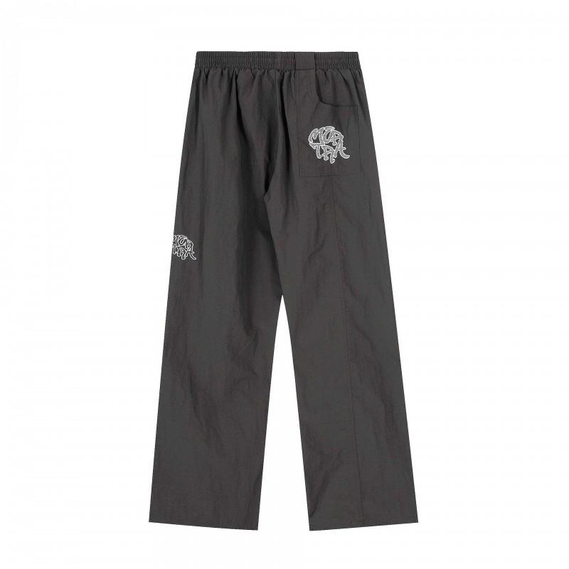 Mertra Mens Straight Leg Pants Casual Streetwear Loose Fit Cotton Trousers Young Adults