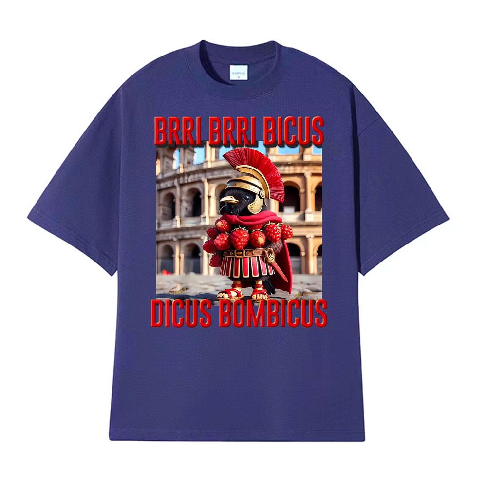 Christmas Kid Brainrot Ltalian Bri Bicus Dicus Bombicus Tshirts Men Women Fashion Retro T Shirt Short Sleeve Oversized T Shirts