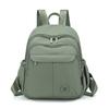 Schoolbag Ladies Casual Versatile Small Backpack 1011 New Solid Color Simple and Lightweight Travel Commuter Student Practical School Bag