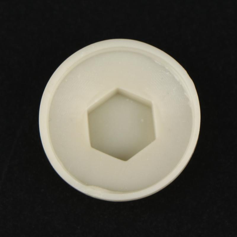 Outer Hexagonal Screw Waterproof Caps 50PCS Wear-resistant Plastic Protection Covers for Deck Building Garden Shed Assembly Outdoor Repair Works