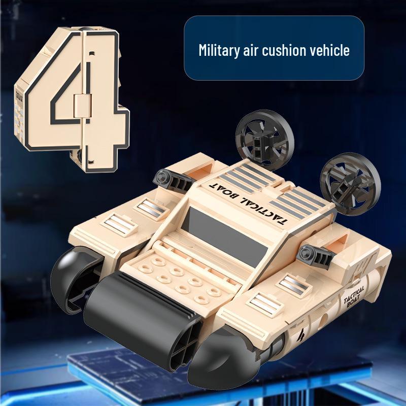 Children's Transforming Number Robot Toy Combiner – Assembled Autobot