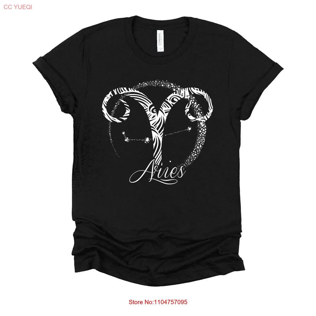 Aries Zodiac T Shirt March Birthday Sign Astrology Horoscope Vintage Fashion Streetwear Comfortable Stretched Unisex