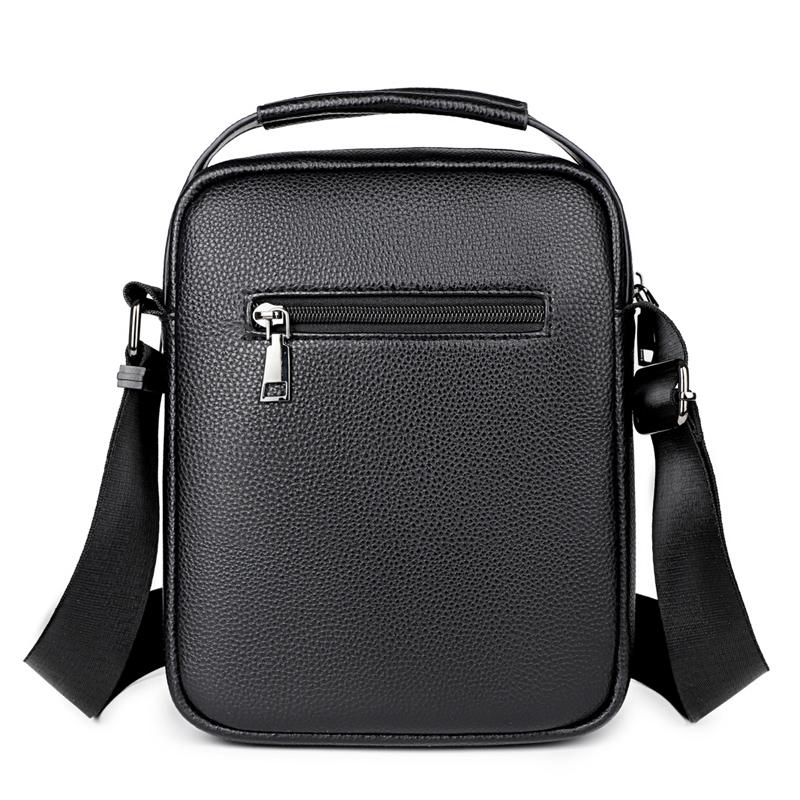 Business Style Men's Shoulder Bags PU Leather Man's Small Messenger Bag Luxury Design Men Handbag Bag Shoulder Bags