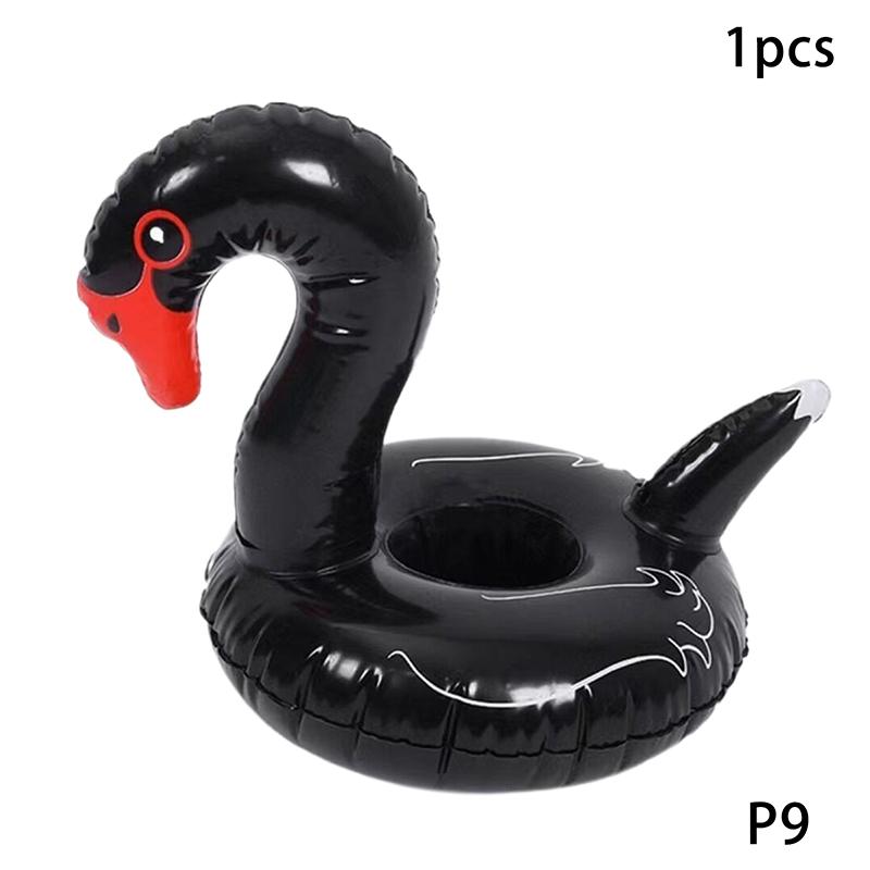Flamingo Swimming Pool Drink Cup Stand Holder Float Toy Coasters Inflatable Drink Holder For Beverage Bottle Pool Party Kids Toy