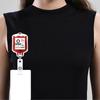 Stylish Blood Type Badge Holder Blood Type Badge Reel Acrylic Material Badge Holder Perfect for Healthcare Professionals