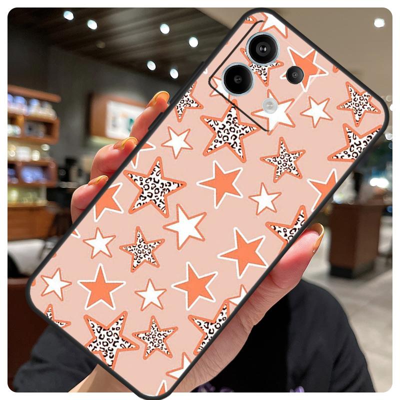 preppy stars lightning pink Case For Xiaomi Redmi Note 12 9 10 11 13 14 15 Pro Plus Cover For Redmi 13C 12C 10C 14C 15 C