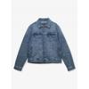 Michael Kors Denim Track Jacket Os6906khp34488 Dusk Blue Wash