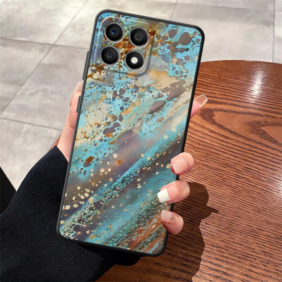 Hülle für Honor X9c X7a X9a 70 8X 90 Lite X9 X8 Funda Handyhülle Retro Rostspuren