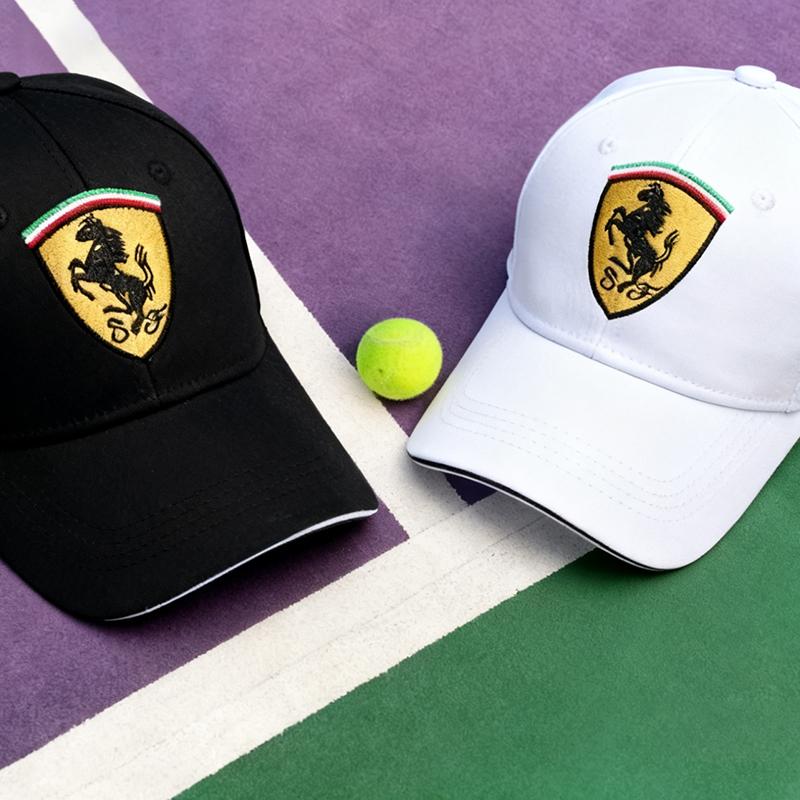 Unisex Car Logo Outdoor Adjustable Casual Outdoor Baseball Cap Hat For Ferrari Roma F80 296 GTB GTS SF90 Stradale Spider Spyde