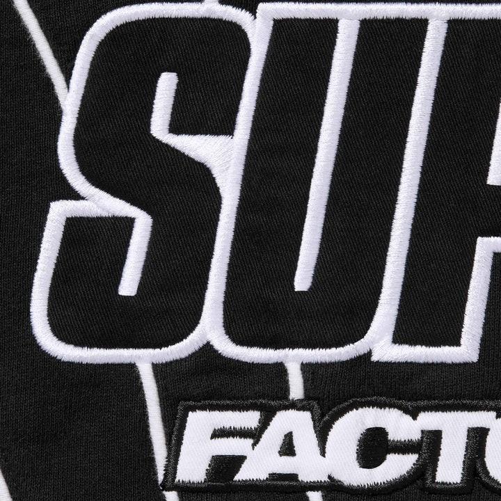 Supreme Fox Racing Zip Up Hooded Sweatshirt Black