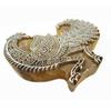 Hand Carved Printing Block Peacock Pattern Wooden Textile Stamp As Home Decor