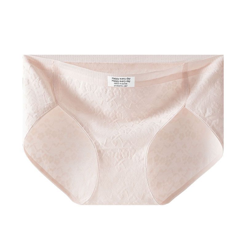 Женские весенне-осенние хлопковые антибактериальные трусы-слипы с высокой посадкой, с высокой боковой выемкой, с удлиненной ластовицей, дышащие M детские розовый