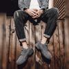 NEW Spring New Work Shoes Men Labor Protection Shoes Mens Casual Shoes  British Low Top Trendy Sports Men's