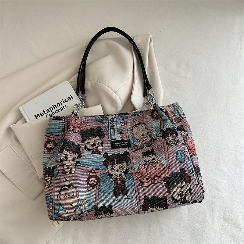 

Новая косметичка большой вместимости с мультяшным принтом, высокая ценность, портативное хранение, для мытья, трехмерная сумка, взрыв популярности интернет-знаменитости розовый