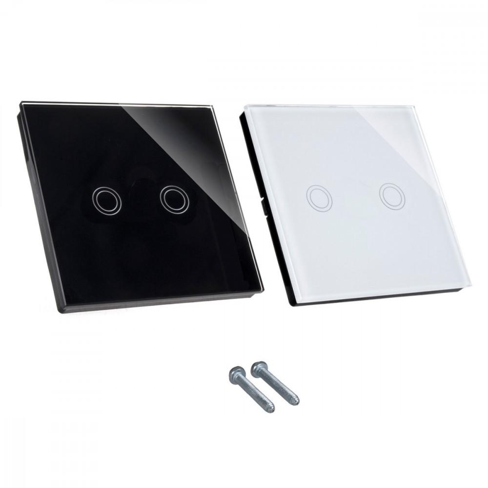 Comutator de lumină tactil Wifi cu 2 module MCE714B