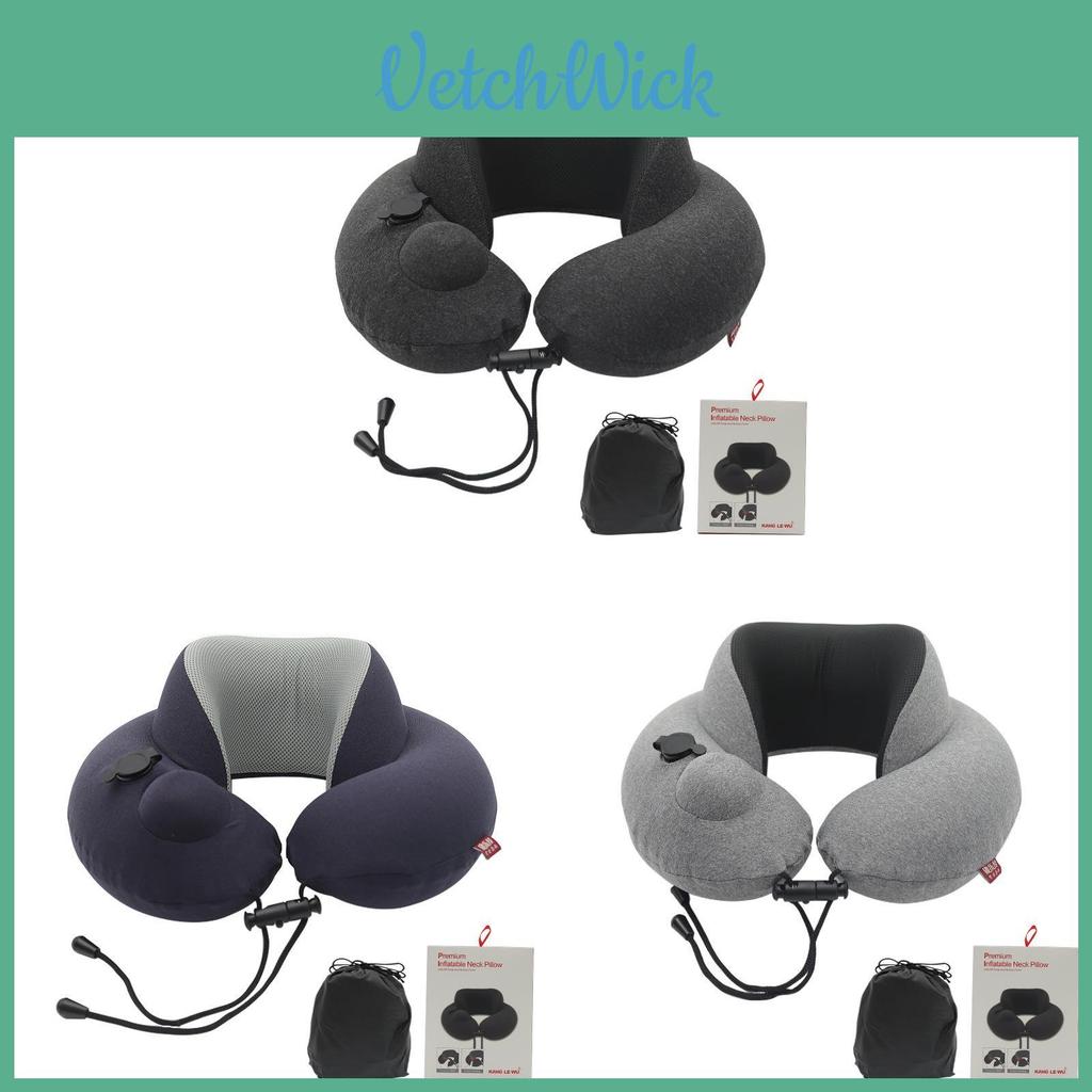 Modern Ionized Ushaped Travel Neck Pillow With Double Layer Press And Gift Box For Adults