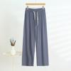 Women's Wide-legged Trousers Summer Versatile Thin Section Loose Dragging High Waisted Outside Wearing Casual Trousers