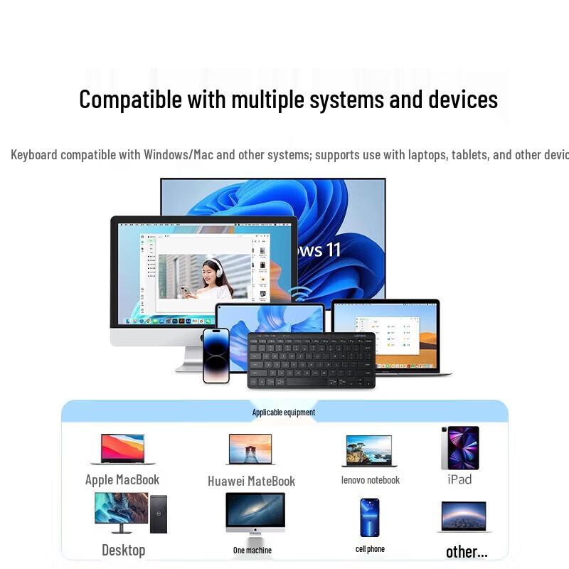 UGREEN Multi-Mode Wireless Bluetooth Keyboard