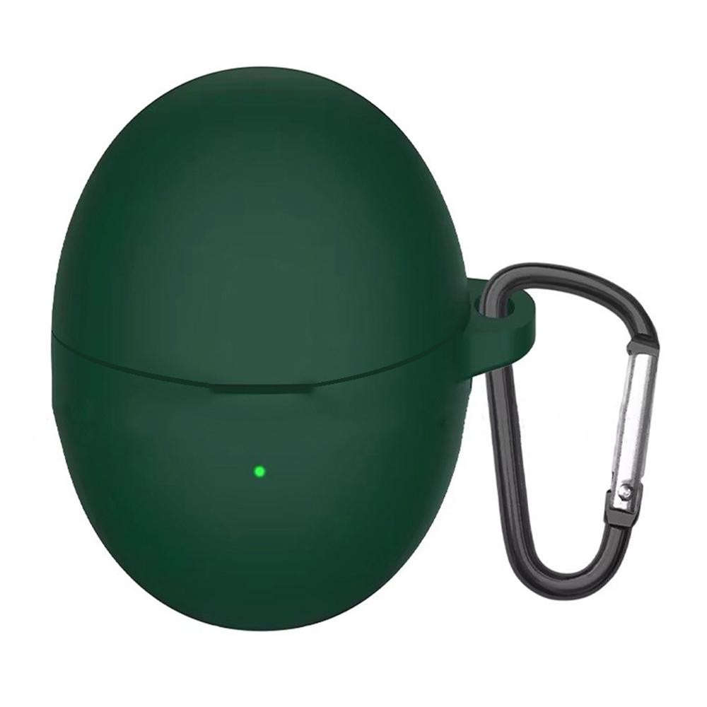 For Huawei FreeBuds 6 Silicone Case Wireless Earphone Anti-Scratch Protective Cover with Carabiner