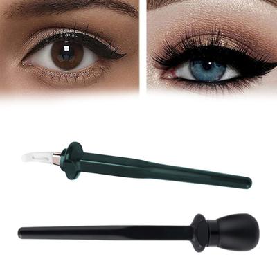 Silicone Eyeliner Brush Easily-cleaning Labor-Saving Ergonomics Handle Practical Silicone Anti-shake Eyeliner Painting Brush