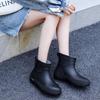 British Mountain Wading Rain Shoes Fashion Women's Rain Boots Thickened Waterproof Shoes Non-slip Flat Women's Water Shoes Thermal Cover Rubber Shoes