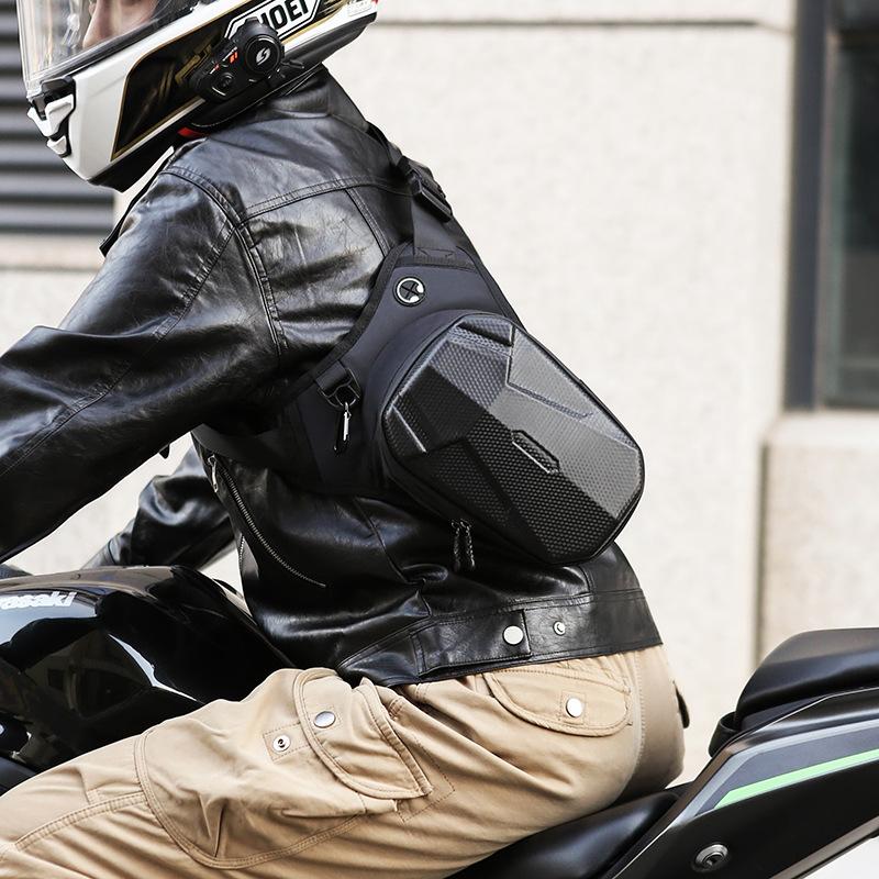 Wodoodporna torba na nogę motocyklowa do jazdy motocyklowej, torba crossbody na talię i klatkę piersiową dla motocyklistów