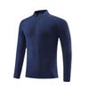 2024 Men's Quick-Dry Long Sleeve Thumbhole Sports T-shirt - Windproof, Half-Zip Running & Fitness Top for Spring/Autumn.