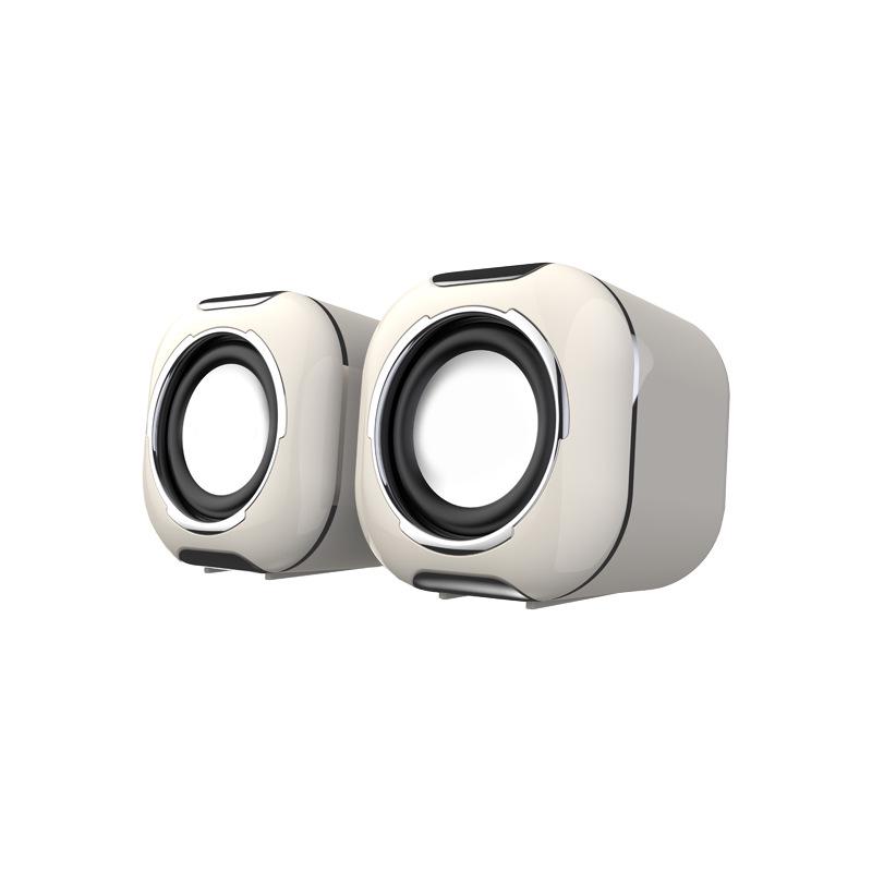 Private Model A300 Wired Multimedia Desktop Speakers with Mini Subwoofer