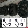 Wall Mounted Hose Hook Bracket Iron Pipe Reel Rack Metal Hose Holder  for Air Hydraulic Hose