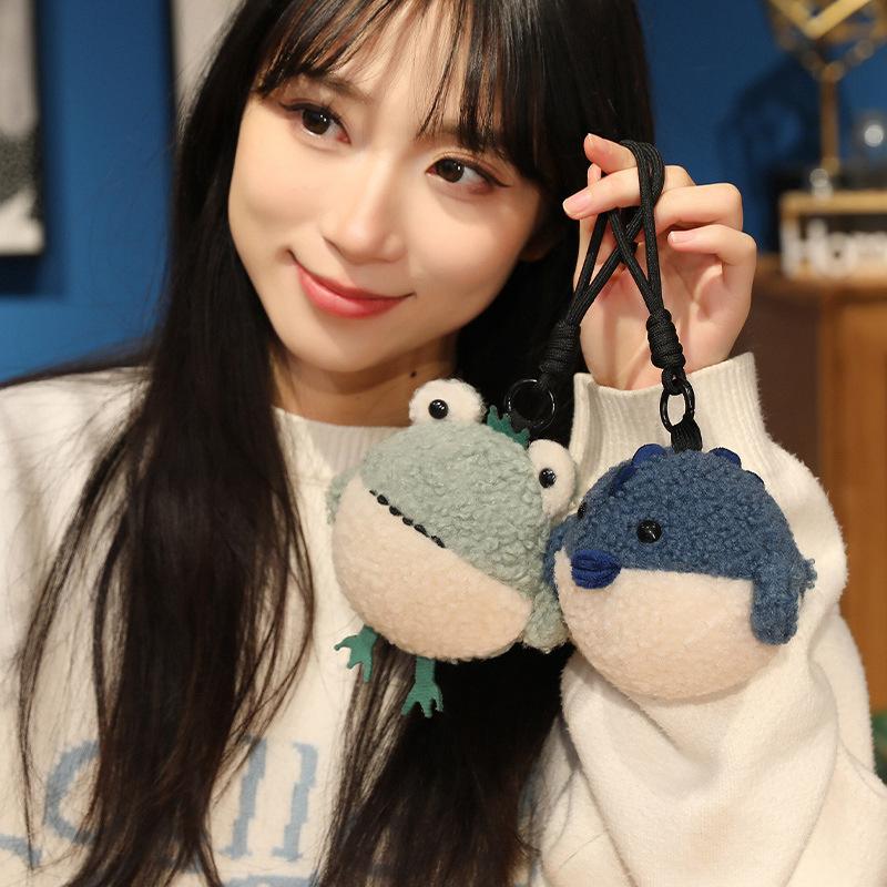Niedliches Dekompressions-Tier Pinguin Pufferpuppe Plüschtier Drücken Langsamer Rückprall Kükenpuppe Schlüsselanhänger Anhänger