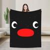 Cute Pingu Penguin Blankets Quality Warm Throw Blanket Spring Decorative Living Room Fashion Bedspread