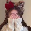 Sweet Winter and Autumn Leopard Print Plush Hairband for Cute Cats - Bow-shaped Hairnet for Face Washing - Anti-slip Hairpin