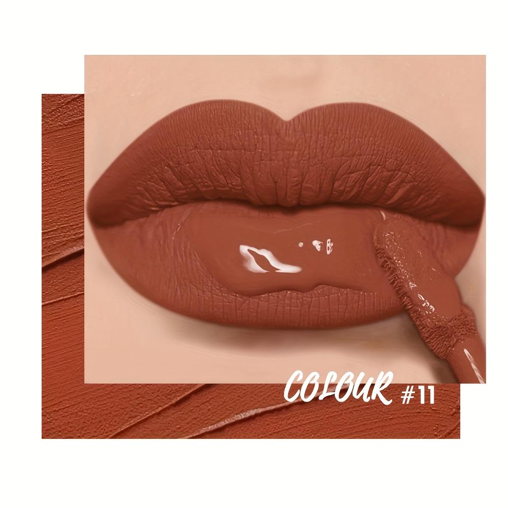 Matter Lipgloss Cremige Textur, Geschmeidig & Langhaltend Nude Mattes Finish, Perfekt für Perfekte Lippen, Halloween-Geschenk, Matter Lipgloss, Matter Lippenstift