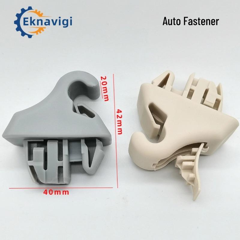 2PCS OE#MR779704 MR779705 Car Sun Visor Hook Clip Bracket For Mitsubishi Pajero Montero MK3 2000-2006 V73 V77 V93 V97