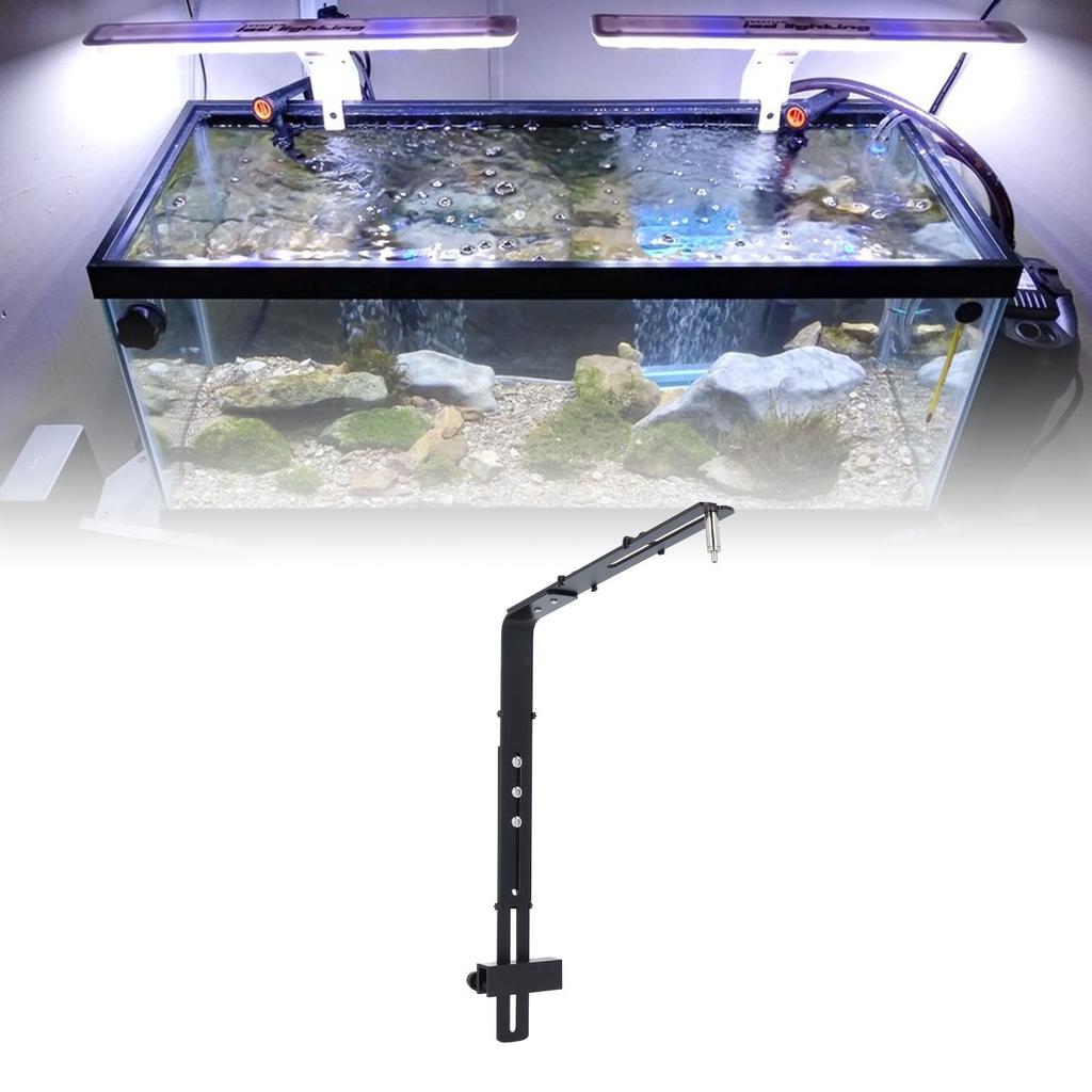 Fish   Light Bracket Aluminum Alloy Professional   Height Aquarium Light Stand Kit for Hanging Lamp